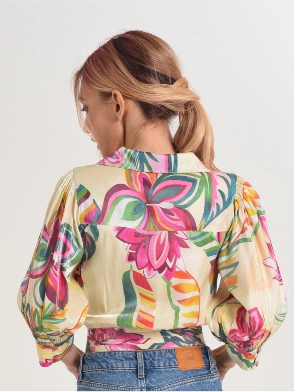 Ciebon Floral Print Blouse - Picture 2 of 4